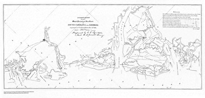 Picture of SOUTH CAROLINA GEORGIA COAST - USCS 1861