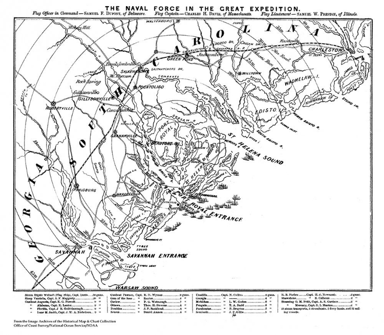 Picture of NAVAL FORCE GREAT EXPEDITION CAROLINA GEORGIA