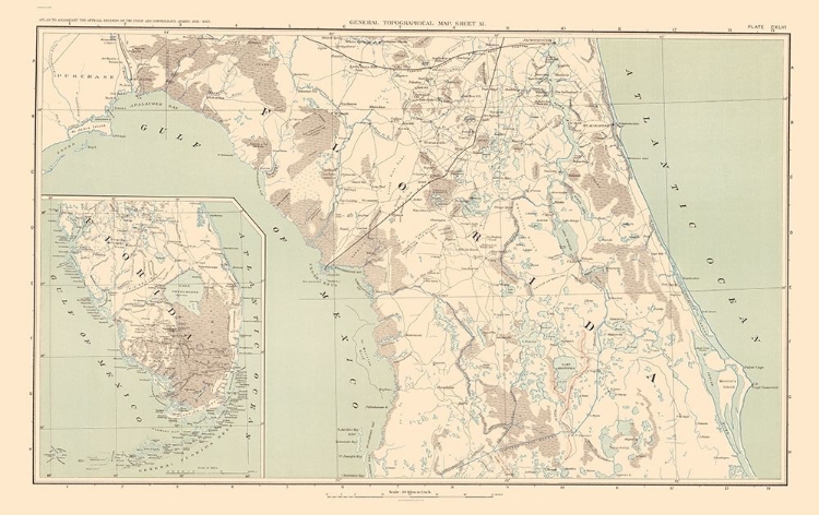 Picture of LOWER FLORIDA PENNISULA - BIEN 1895