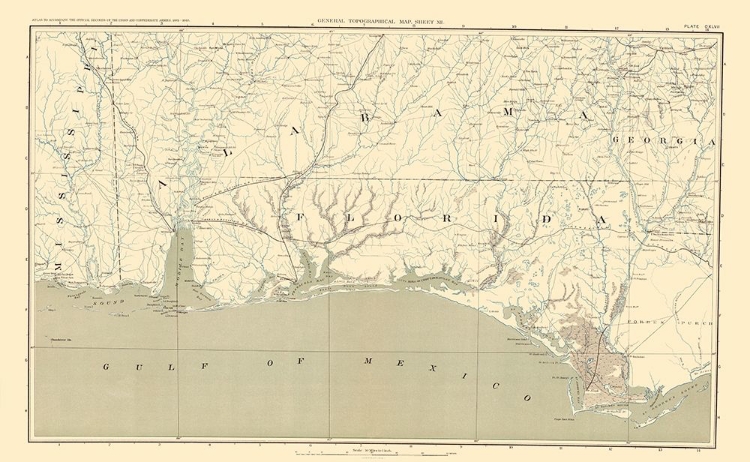 Picture of UPPER FLORIDA PENINSULA ATLAS - BIEN 1895