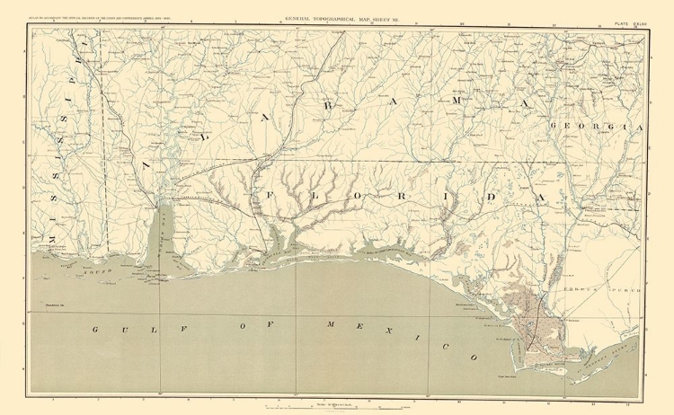 Picture of UPPER FLORIDA PENINSULA ATLAS - BIEN 1895