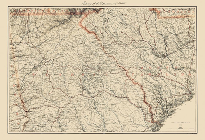 Picture of GEORGIA SOUTH CAROLINA - BACHE 1861