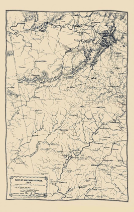 Picture of NORTHERN GEORGIA - MERRILL 1864