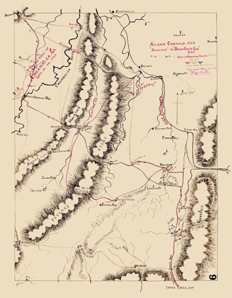 Picture of CHICAMAUGA BATTLEFIELD GEORGIA - 1863