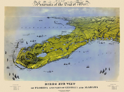 Picture of FLORIDA GEORGIA ALABAMA - BACHMANN 1861