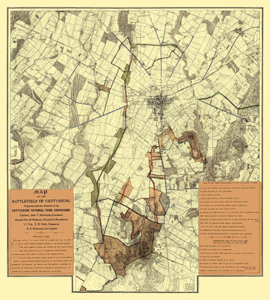 Picture of BATTLE GETTYSBURG UNDER GETTYSBURG NATIONAL PARK