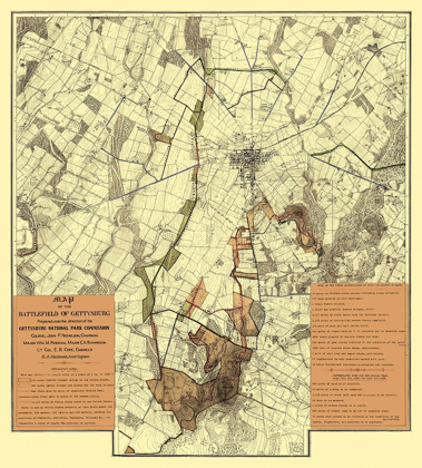 Picture of BATTLE GETTYSBURG UNDER GETTYSBURG NATIONAL PARK