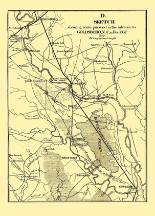 Picture of GOLDSBORO NORTH CAROLINA - BOWEN 1866