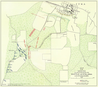 Picture of BATTLE OF IUKA MISSISSIPPI - 1862