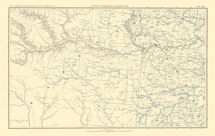 Picture of PARTS OF KANSAS MISSOURI - BIEN 1895