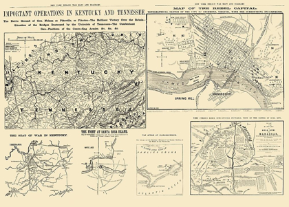 Picture of UNITED STATES WAR DIAGRAMS - WATERS 1861