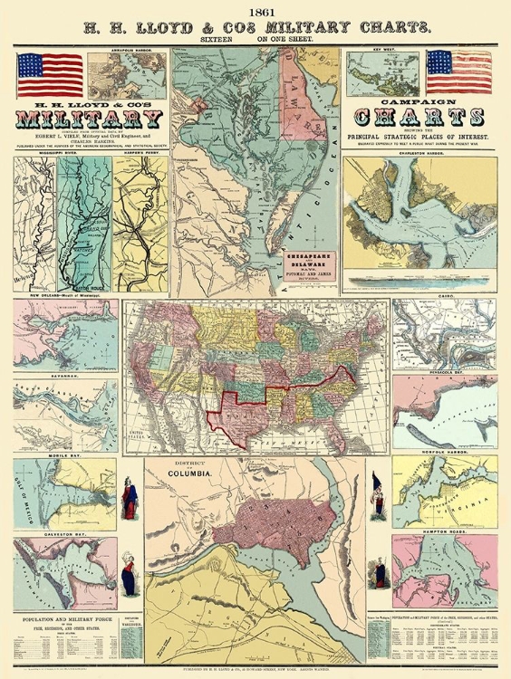 Picture of CAMPAIGN MILITARY CHARTS OF STRATEGIC PLACES