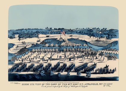 Picture of CAMP OF 67TH REGIMENT - REES 1863