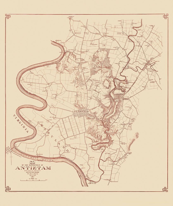 Picture of ANTIETAM BATTLEFIELD  - STEARNS 1894