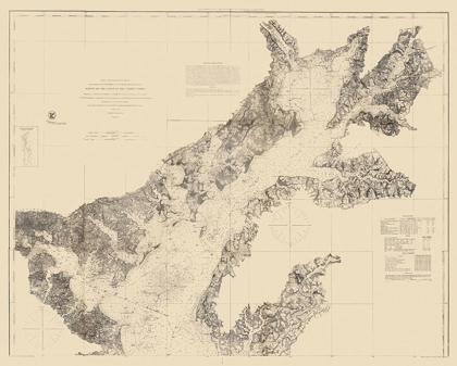 Picture of CHESAPEAKE BAY NAUTICAL CHART - 1861
