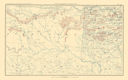 Picture of INDIAN TERRITORY ARKANSAS TEXAS - BIEN 1895