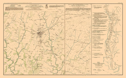 Picture of BATTLE POSITIONS OF GETTYSBURG - BIEN 1894