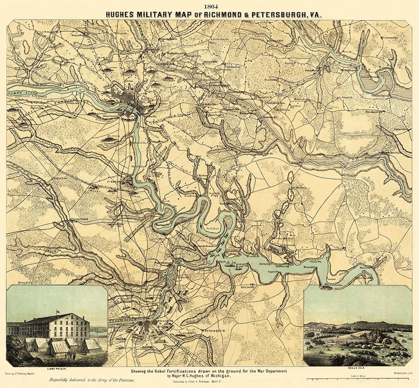 Picture of RICHMOND PETERSBURGH VIRGINIA - PHILIP 1864
