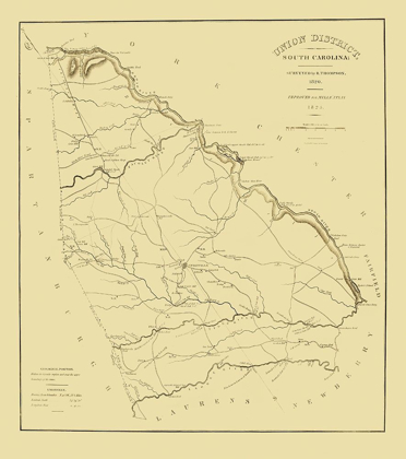 Picture of UNION DISTRICT SOUTH CAROLINA - THOMPSON 1825