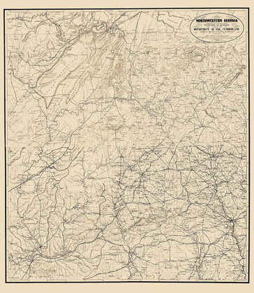 Picture of GEORGIA TENNESSEE ALABAMA WAR DEPARTMENT