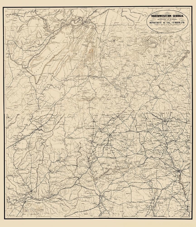 Picture of GEORGIA TENNESSEE ALABAMA WAR DEPARTMENT