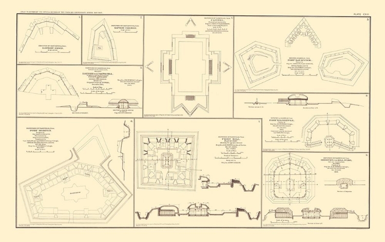 Picture of DEFENSES OF CHATTANOOGA AND NASHVILLE TENNESSEE