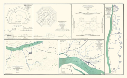 Picture of MAJOR FORT PLANS TENNESSEE - LAMONT 1894