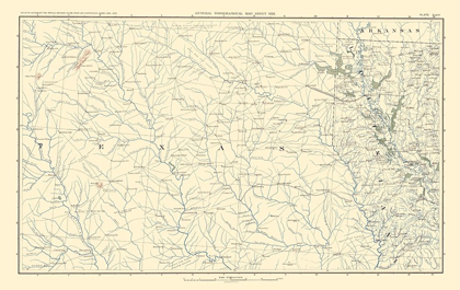 Picture of TEXAS LOUISIANA ARKANSAS - BIEN 1895