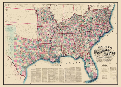 Picture of SOUTHERN STATES RAILROADS STATIONS DISTANCES