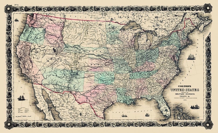 Picture of UNITED STATES MILITARY STATIONS FORTS - COLTON