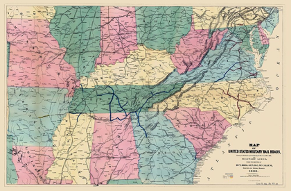 Picture of UNITED STATES MILITARY RAILROADS 1862 TO 1866