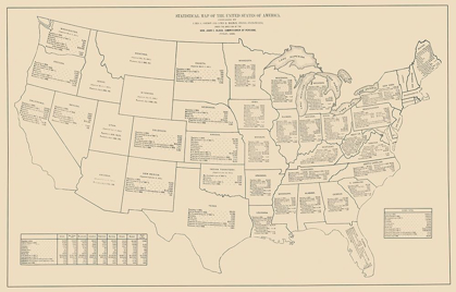Picture of STATISTICAL UNITED STATES OF AMERICA - BLACK 1888