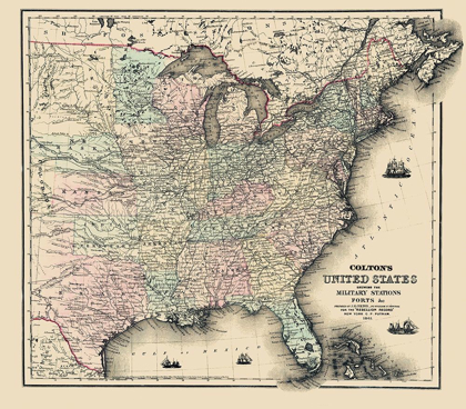 Picture of UNITED STATES MILITARY STATIONS FORTS - COLTON