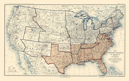 Picture of GEOGRAPHICAL DIVISIONS DEPARTMENTS DECEMBER 1861