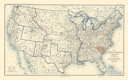 Picture of GEOGRAPHICAL DIVISIONS DEPARTMENTS DECEMBER 1860