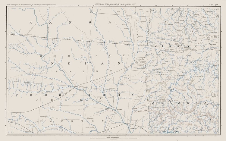 Picture of KANSAS MISSOURI ARKANSAS - BIEN 1894