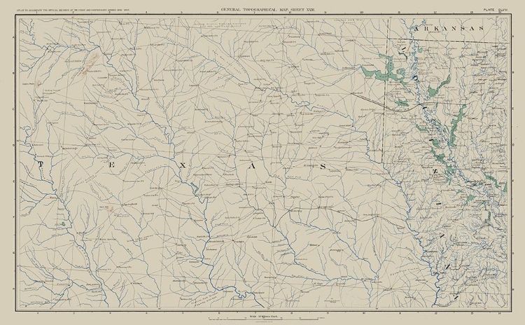 Picture of TEXAS LOUISIANA ARKANSAS - BIEN 1894