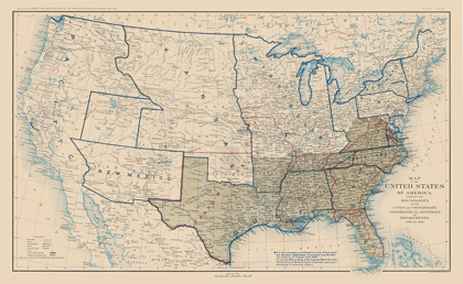 Picture of UNITED STATES CONFEDERATION LINES 1862 - BIEN 1894