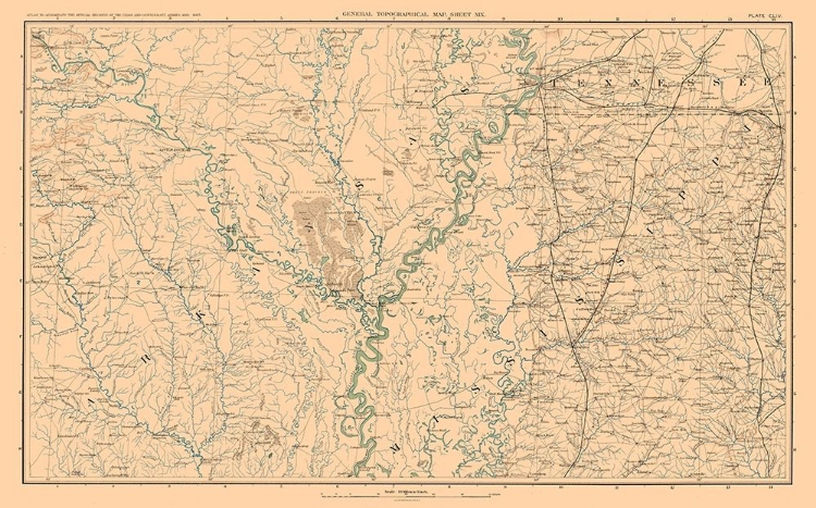 Picture of ARKANSAS TENNESSEE MISSISSIPPI - BIEN 1894