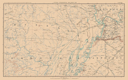 Picture of MISSOURI ARKANSAS TENNESSEE ILLINOIS - BIEN 1894