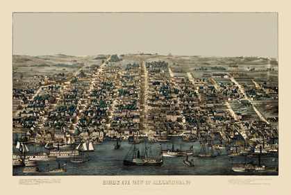 Picture of ALEXANDRIA VIRGINIA PANORAMIC - MAGNUS 1863