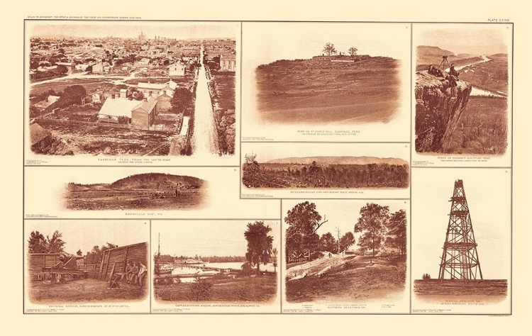 Picture of BUILDINGS FORTS VIRGINIA TENNESSEE - BIEN 1895