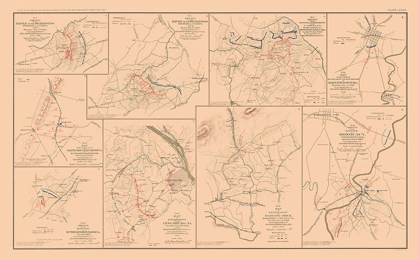 Picture of BATTLE POSITIONS VIRGINIA MARYLAND - HOTCHKISS