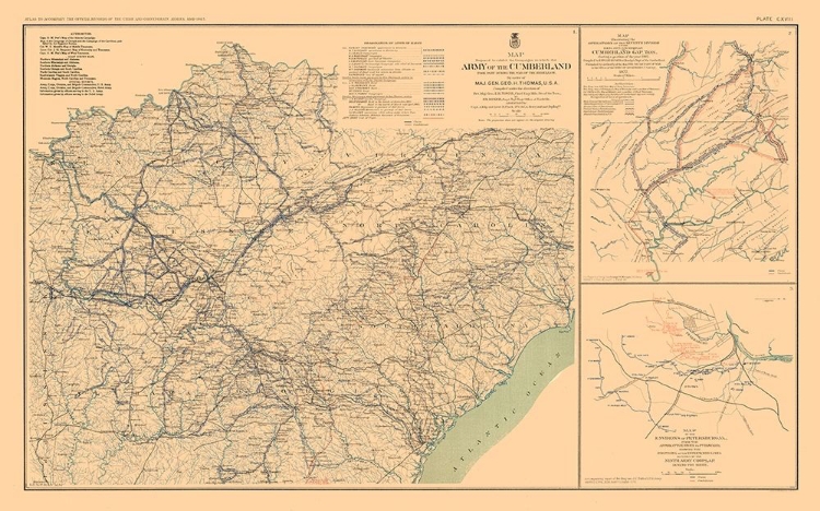 Picture of ARMY OF CUMBERLAND VIRGINIA 3 VIEWS - BIEN 1894