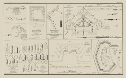 Picture of PETERSBURG REBEL LINES MOBILE DEFENSES - BIEN 1894