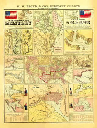 Picture of MILITARY CAMPAIGN CHARTS OF UNITED STATES