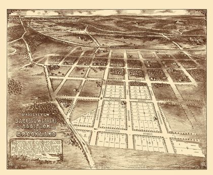Picture of BROOKLAND WASHINGTON DC - BARNES 1895
