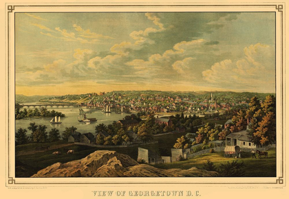 Picture of GEORGETOWN WASHINGTON DC - SACHESE 1855