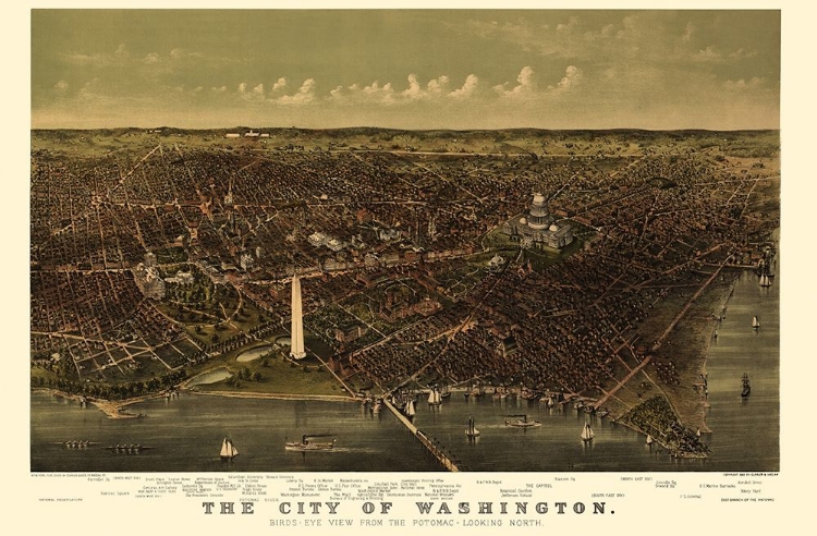 Picture of WASHINGTON DC - CURRIER 1892