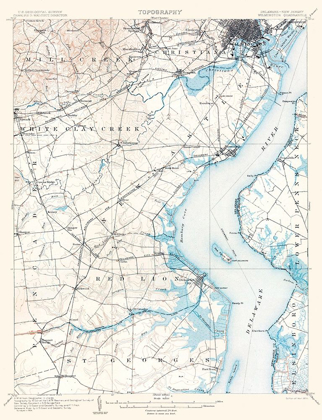 Picture of WILMINGTON DELAWARE QUAD - USGS 1906